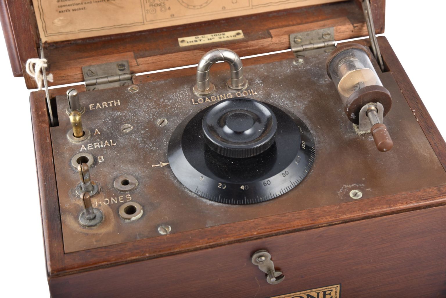 General Electric Company (Gec) crystal set radio Snellings Museum