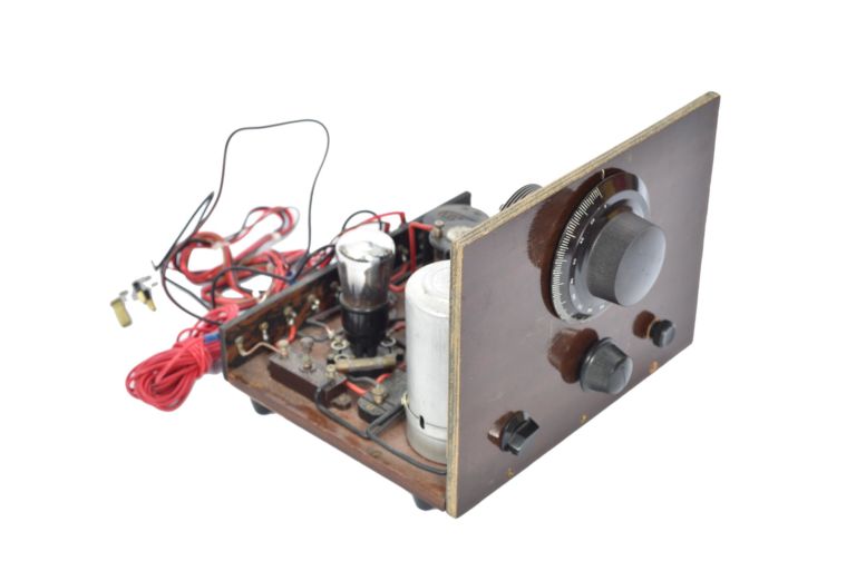 Home Built valve crystal set radio