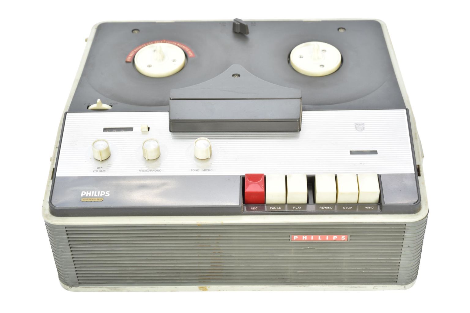 Philips EL3548A/15 reel to reel tape recorder Snellings Museum Philips EL3548A/15 reel to reel tape recorder Snellings Museum