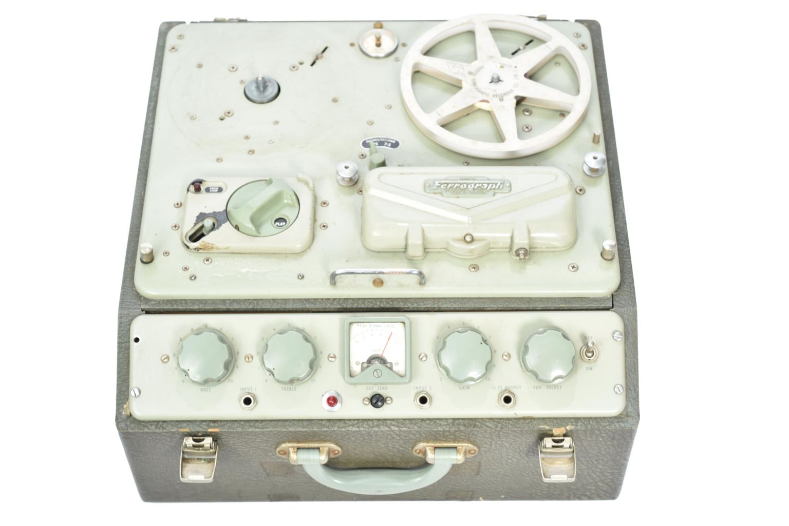 Ferrograph Series 4A reel to reel tape recorder Snellings Museum