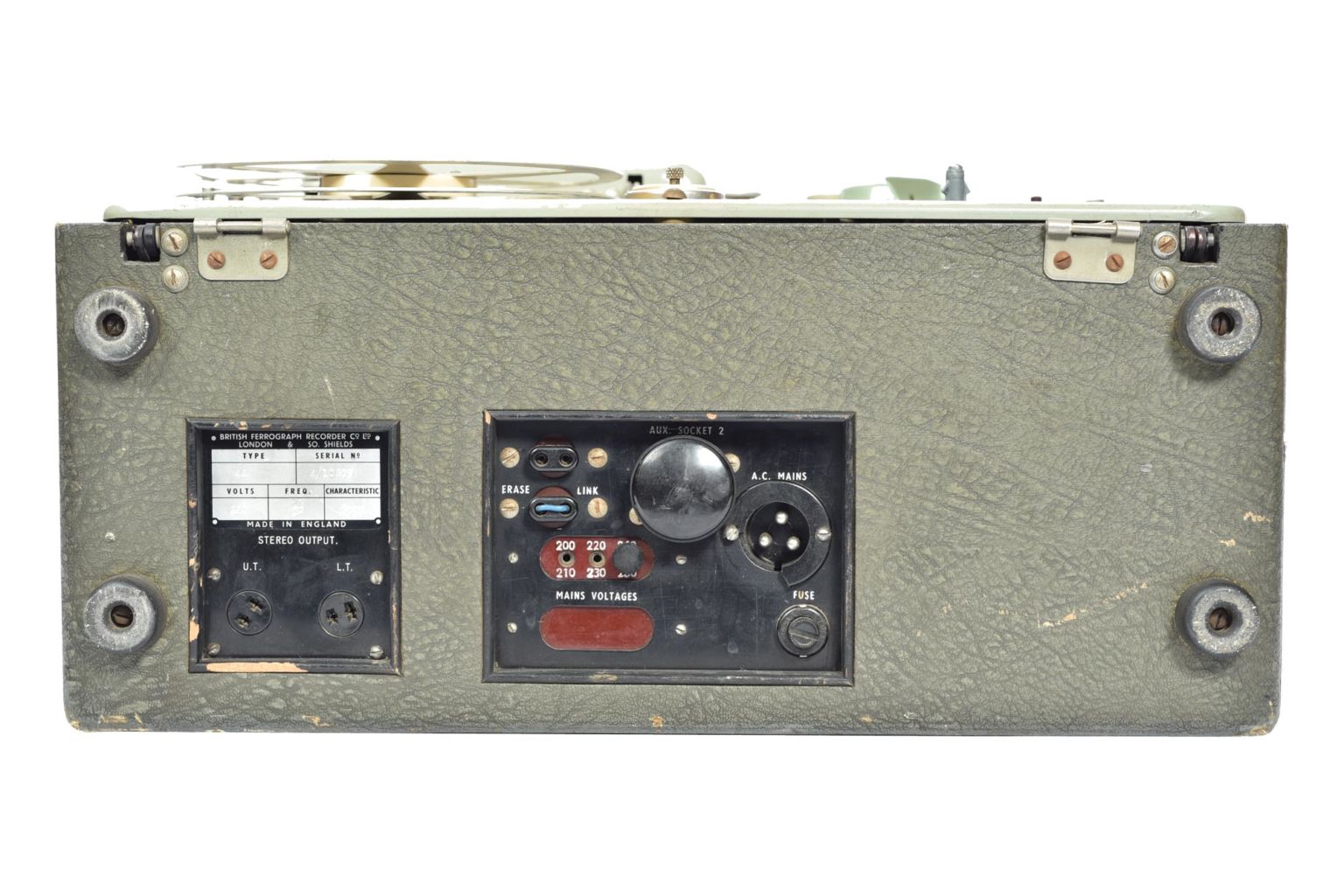 Ferrograph Series 4A reel to reel tape recorder Snellings Museum