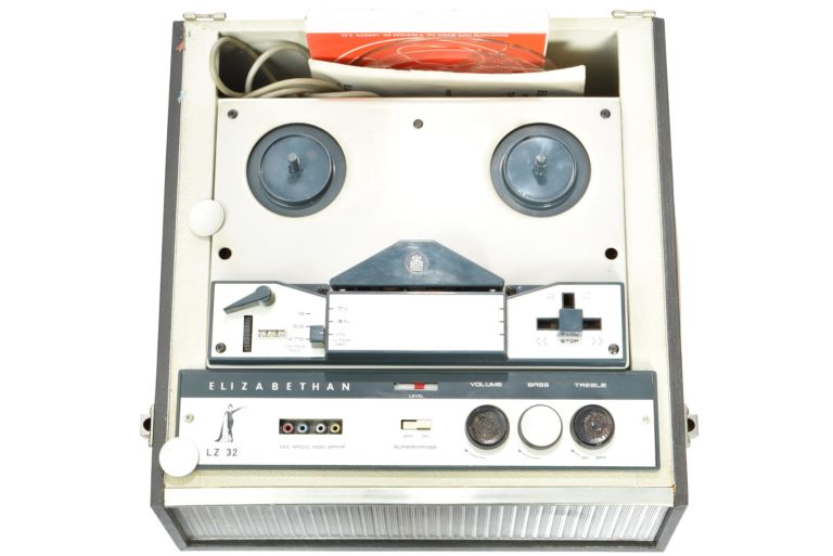 Elizabethan LZ32 reel to reel tape recorder Snellings Museum