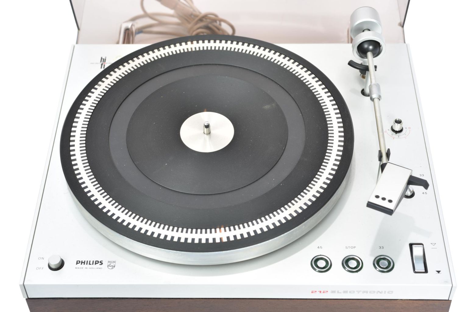 Philips 212 Electronic transistor record player Snellings Museum