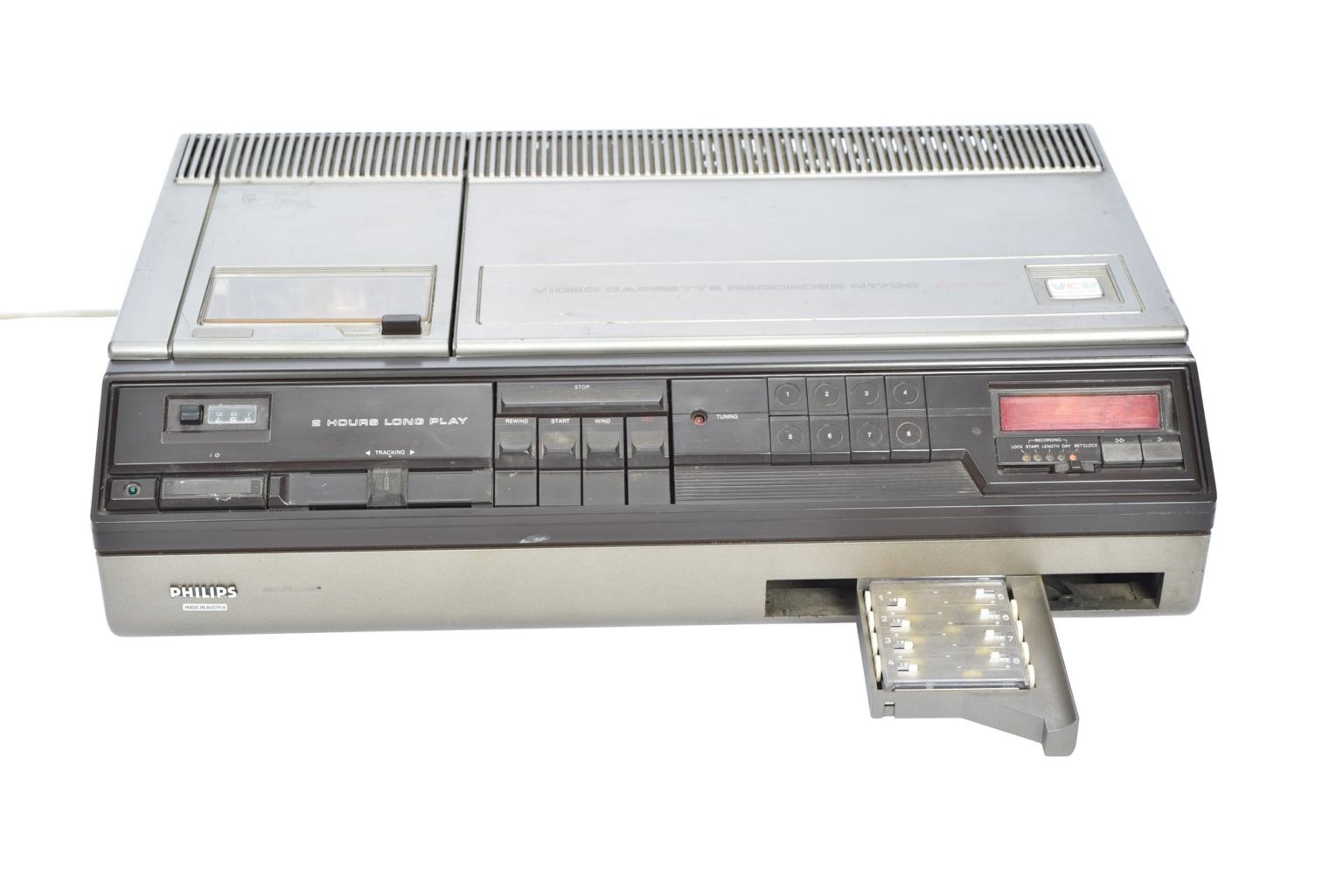 Philips Video Cassette Recorder Long Play Model N1700 Snellings Museum