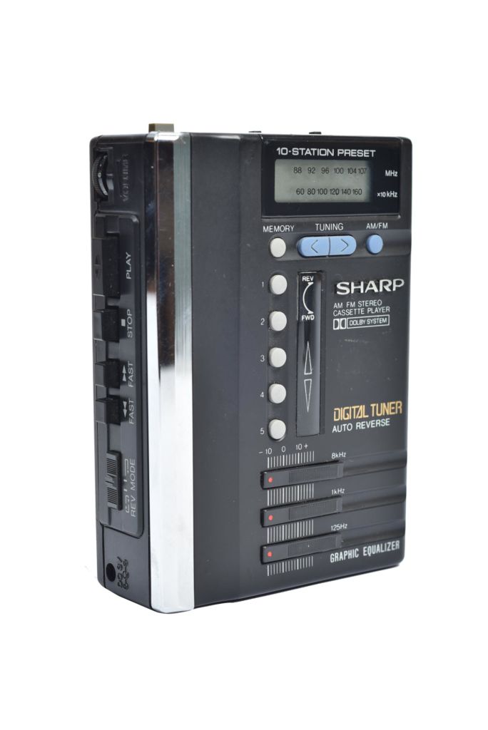 Sharp VZ 3500 music centre with linear tracking record player