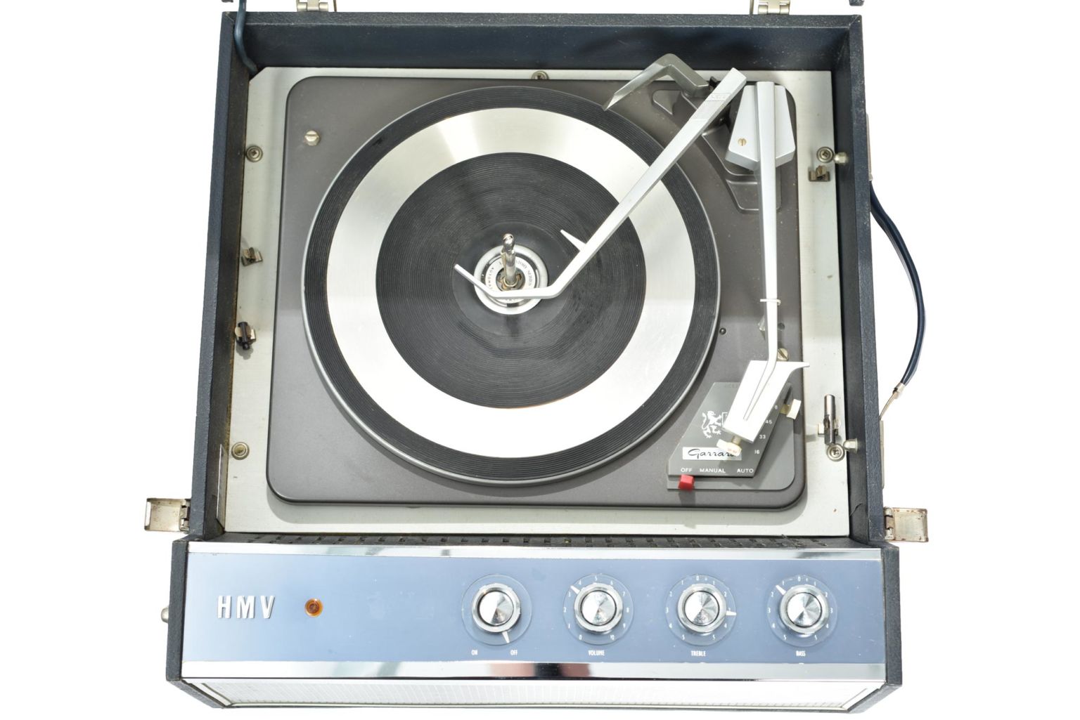 HMV 2012 portable record player Snellings Museum